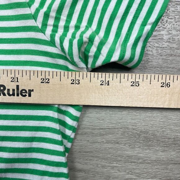 Polo Ralph Lauren Shirt Mens Extra Large Green Yachting Club Striped Pocket - Picture 12 of 14